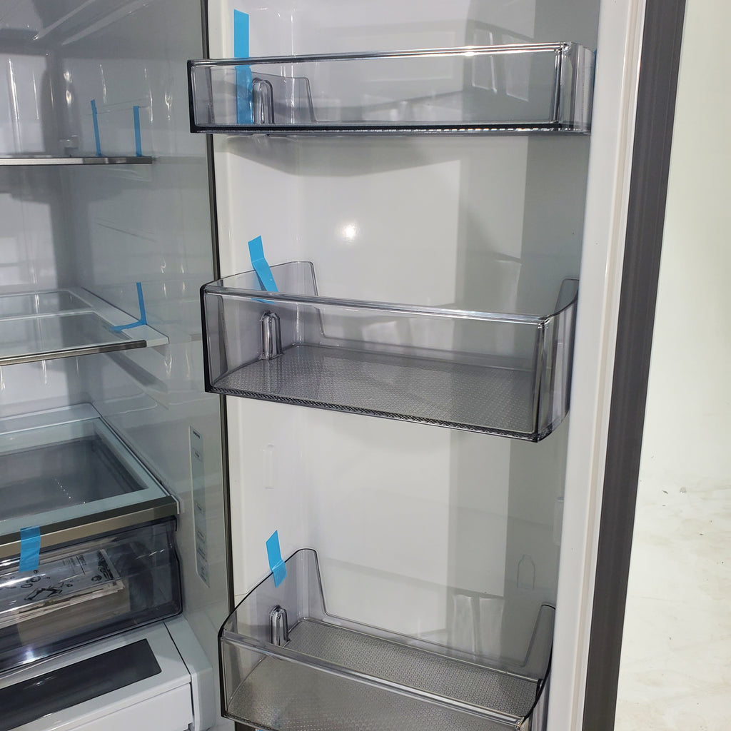 Pictures of Fingerprint Resistant Stainless Steel ENERGY STAR Samsung 32 cu. ft. 3 Door French Door Refrigerator with Dual Auto Ice Maker - Scratch & Dent - Minor - Neu Appliance Outlet - Discount Appliance Outlet in Austin, Tx