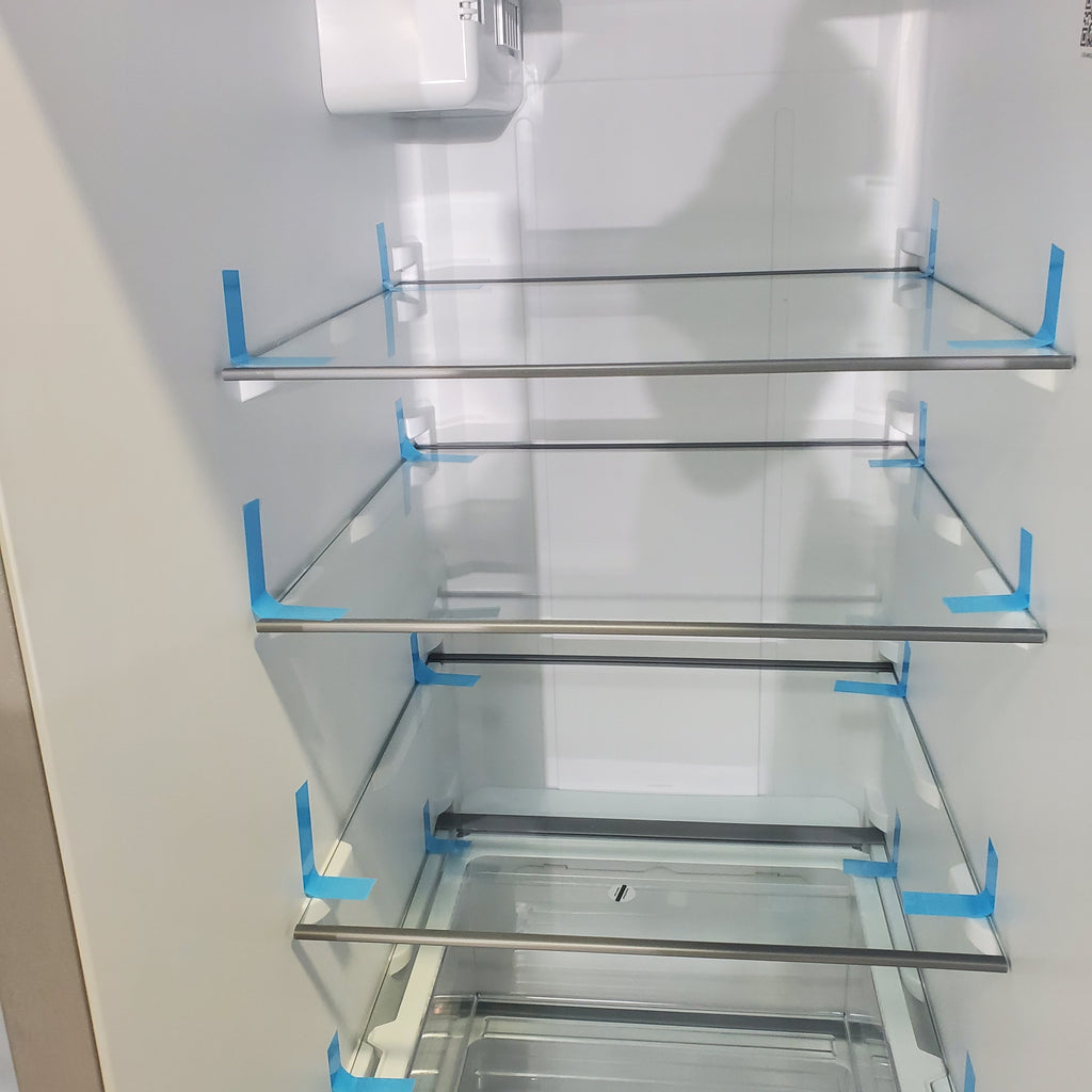 Pictures of 33 in. Wide Fingerprint-Resistant Stainless Steel Whirlpool 21.4 cu. ft. Side by Side Refrigerator with In Door Ice and Water Dispenser - Scratch & Dent - Moderate - Neu Appliance Outlet - Discount Appliance Outlet in Austin, Tx