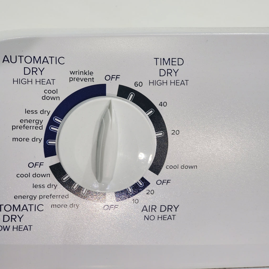 Pictures of White Amana 3.5 cu. ft. Top-Load Washer with Deep Water Wash Option and Amana 6.5 cu. ft. Electric Dryer with Wrinkle Prevent - Scratch & Dent - Minor - Neu Appliance Outlet - Discount Appliance Outlet in Austin, Tx