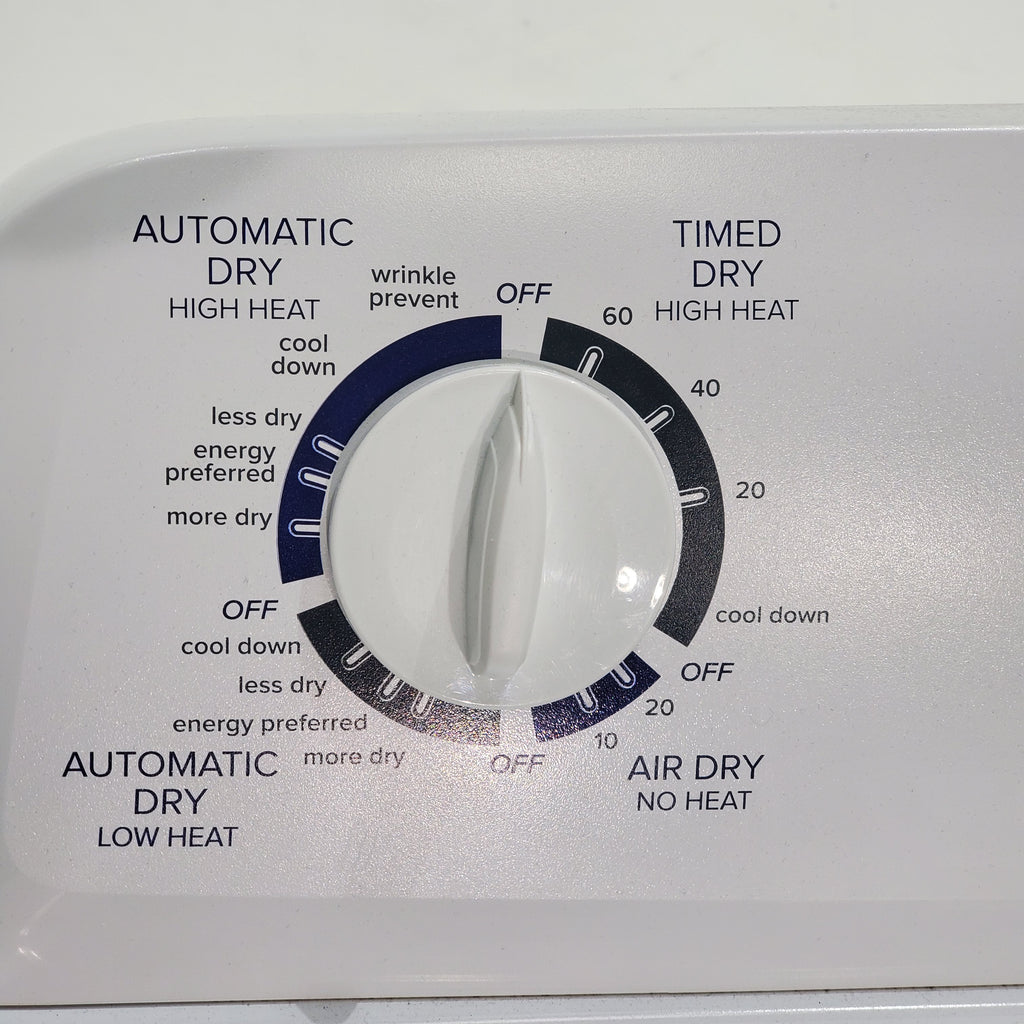 Pictures of White Amana 3.5 cu. ft. Top-Load Washer with Deep Water Wash Option and Amana 6.5 cu. ft. Electric Dryer with Wrinkle Prevent - Scratch & Dent - Minor - Neu Appliance Outlet - Discount Appliance Outlet in Austin, Tx