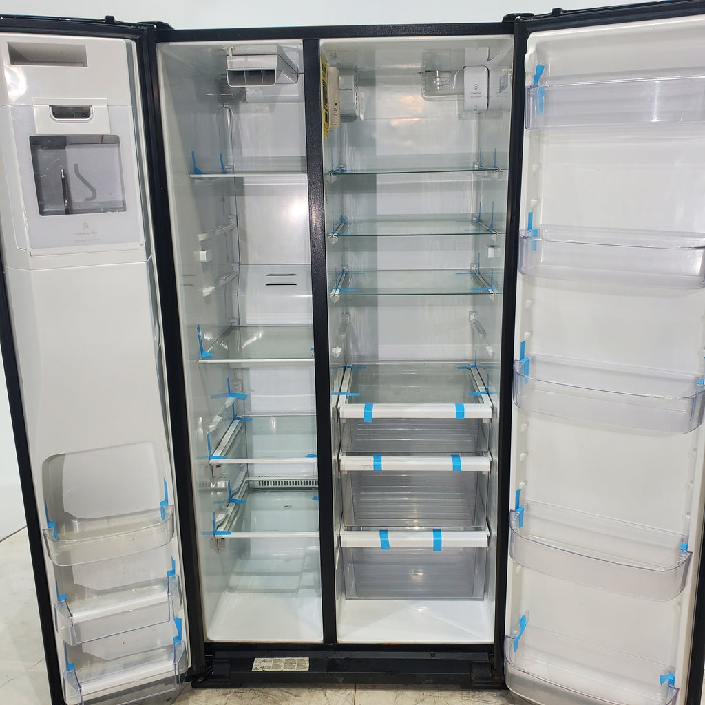 Pictures of Black Stainless Steel  Whirlpool 28.49 cu. ft. Side by Side Refrigerator with In Door Ice and Water Dispenser - Certified Refurbished - Neu Appliance Outlet - Discount Appliance Outlet in Austin, Tx