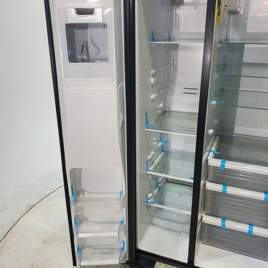 Pictures of Black Stainless Steel  Whirlpool 28.49 cu. ft. Side by Side Refrigerator with In Door Ice and Water Dispenser - Certified Refurbished - Neu Appliance Outlet - Discount Appliance Outlet in Austin, Tx