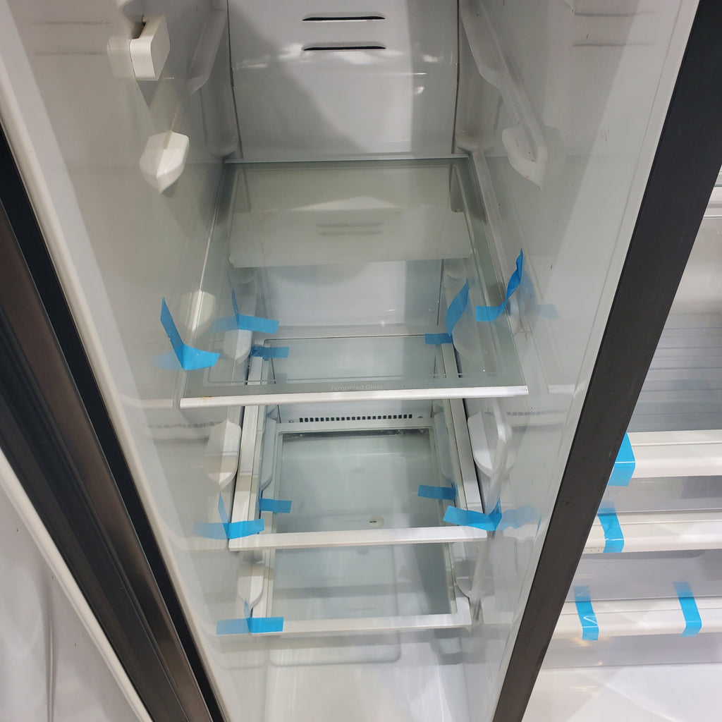 Pictures of Black Stainless Steel  Whirlpool 28.49 cu. ft. Side by Side Refrigerator with In Door Ice and Water Dispenser - Certified Refurbished - Neu Appliance Outlet - Discount Appliance Outlet in Austin, Tx