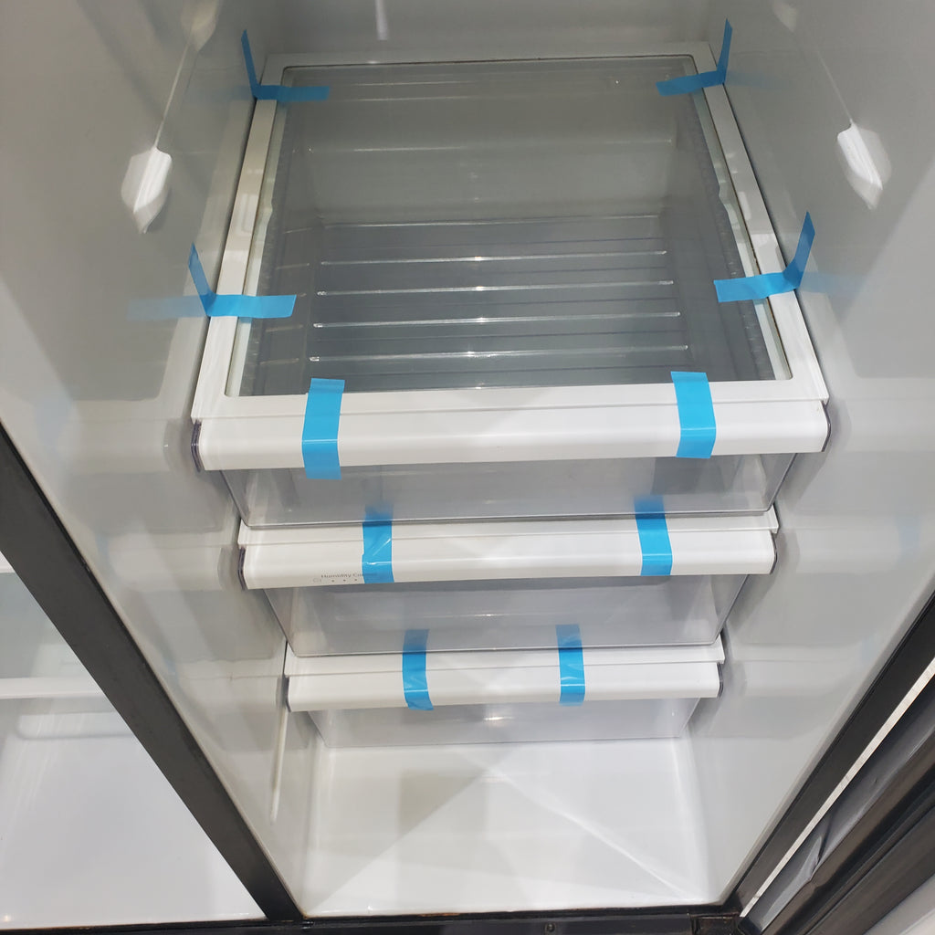 Pictures of Black Stainless Steel  Whirlpool 28.49 cu. ft. Side by Side Refrigerator with In Door Ice and Water Dispenser - Certified Refurbished - Neu Appliance Outlet - Discount Appliance Outlet in Austin, Tx