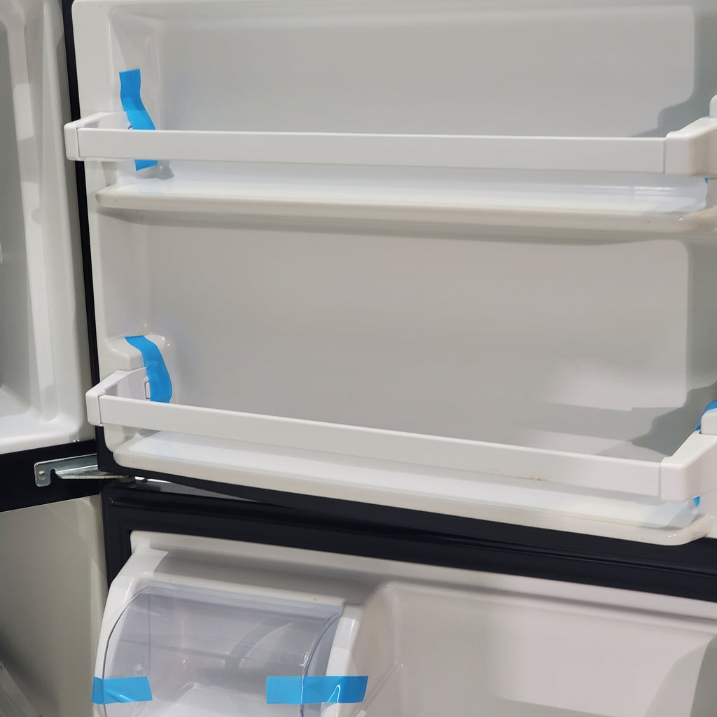 Pictures of 30" Wide Whirlpool Black Top Freezer 18.2 cu ft Refrigerator with Ice Maker - Certified Refurbished - Neu Appliance Outlet - Discount Appliance Outlet in Austin, Tx