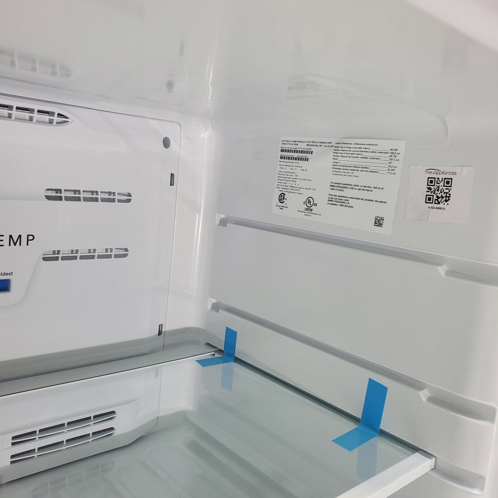 Pictures of White Frigidaire 18.3 cu. ft. Top Freezer Refrigerator with Garage-Ready Design - Scratch & Dent - Minor - Neu Appliance Outlet - Discount Appliance Outlet in Austin, Tx