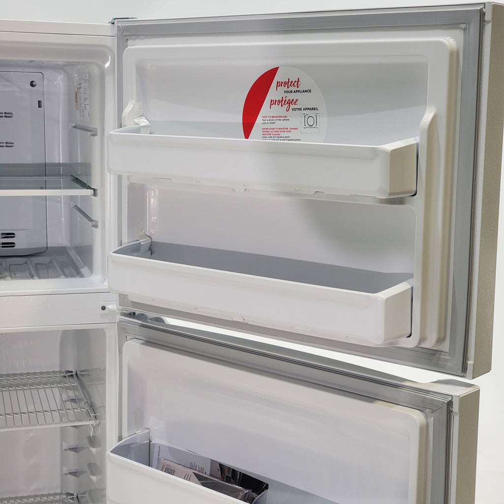 Pictures of White Frigidaire 18.3 cu. ft. Top Freezer Refrigerator with Garage-Ready Design - Scratch & Dent - Minor - Neu Appliance Outlet - Discount Appliance Outlet in Austin, Tx