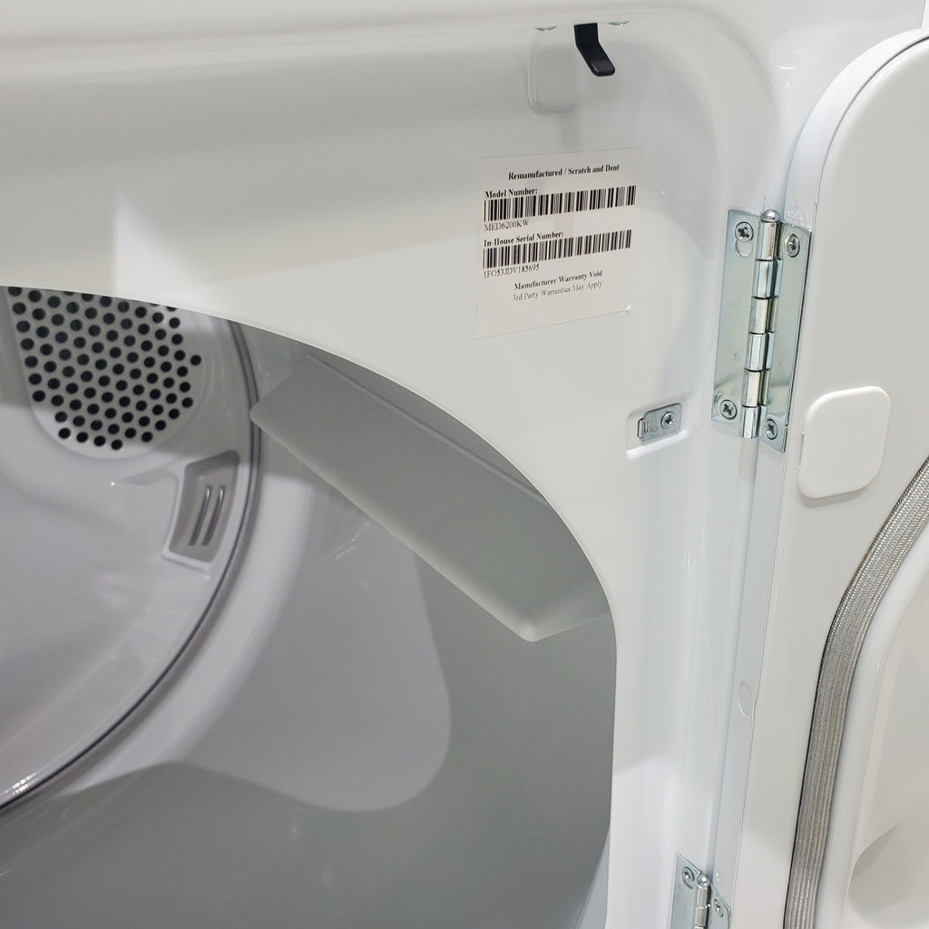 Pictures of Maytag 7.0 cu ft Electric Dryer with Moisture Sensing and Quick Dry cycle - Scratch & Dent - Minor - Neu Appliance Outlet - Discount Appliance Outlet in Austin, Tx