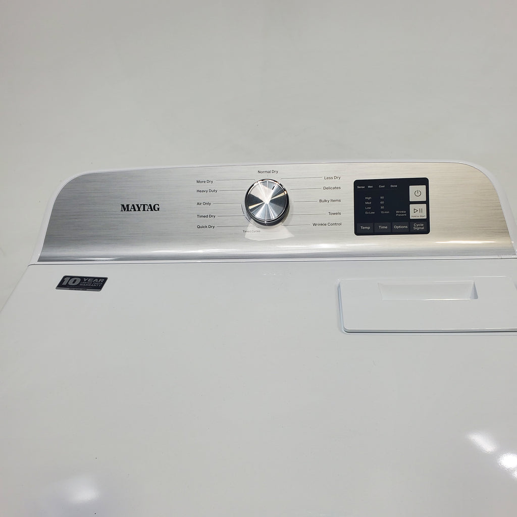 Pictures of Maytag 7.0 cu ft Electric Dryer with Moisture Sensing and Quick Dry cycle - Scratch & Dent - Minor - Neu Appliance Outlet - Discount Appliance Outlet in Austin, Tx
