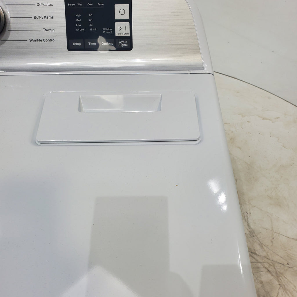 Pictures of Maytag 7.0 cu ft Electric Dryer with Moisture Sensing and Quick Dry cycle - Scratch & Dent - Minor - Neu Appliance Outlet - Discount Appliance Outlet in Austin, Tx