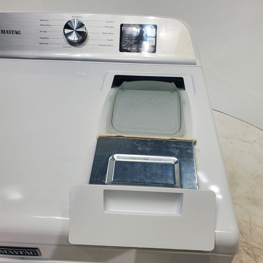 Pictures of Maytag 7.0 cu ft Electric Dryer with Moisture Sensing and Quick Dry cycle - Scratch & Dent - Minor - Neu Appliance Outlet - Discount Appliance Outlet in Austin, Tx