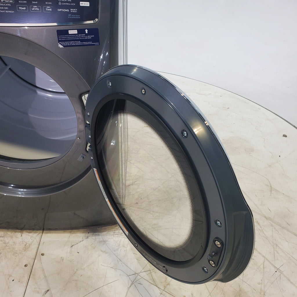 Pictures of Titanium Electrolux 500 Series Electric Steam 8.0 cu ft ENERGY STAR Dryer with Instant Refresh Cycle - Scratch & Dent - Minor - Neu Appliance Outlet - Discount Appliance Outlet in Austin, Tx