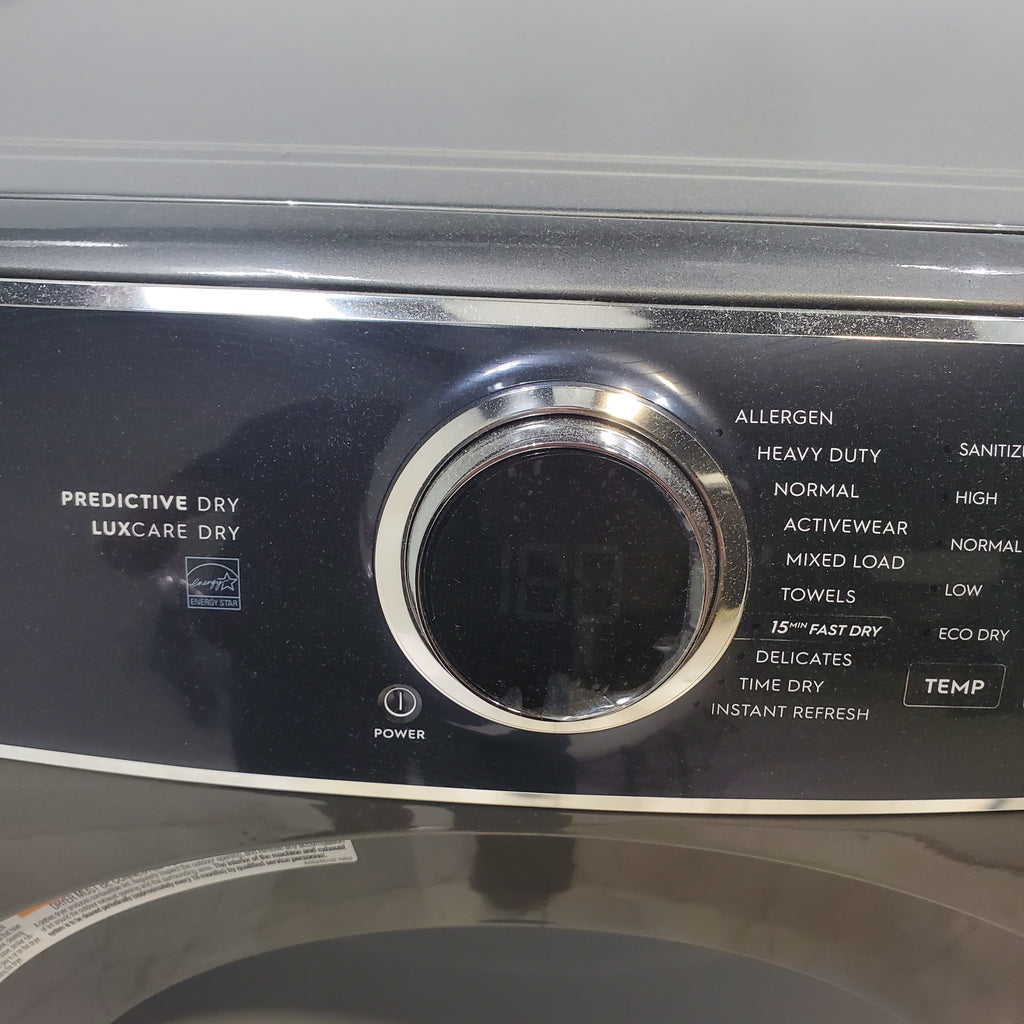 Pictures of Titanium Electrolux 500 Series Electric Steam 8.0 cu ft ENERGY STAR Dryer with Instant Refresh Cycle - Scratch & Dent - Minor - Neu Appliance Outlet - Discount Appliance Outlet in Austin, Tx