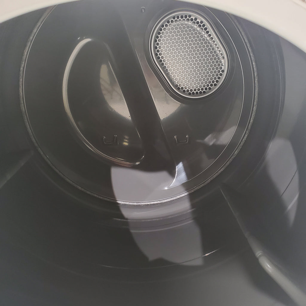 Pictures of White Samsung 7.5 cu. ft. Front Load Electric Dryer with Smart Care - Scratch and Dent - Minor - Neu Appliance Outlet - Discount Appliance Outlet in Austin, Tx