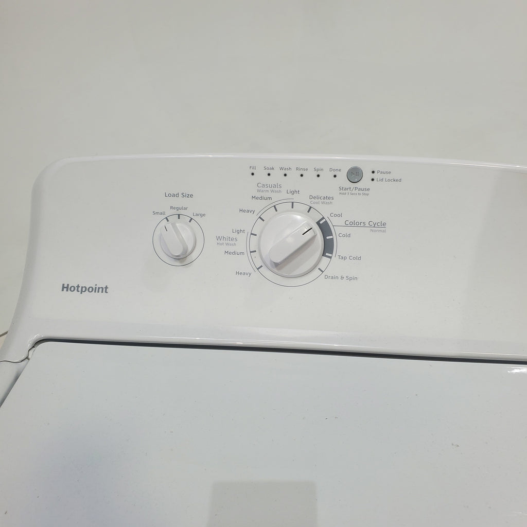 Pictures of Hotpoint 3.8 cu. ft. Top Load Washing Machine with Stainless Steel Basket - Certified Refurbished - Neu Appliance Outlet - Discount Appliance Outlet in Austin, Tx