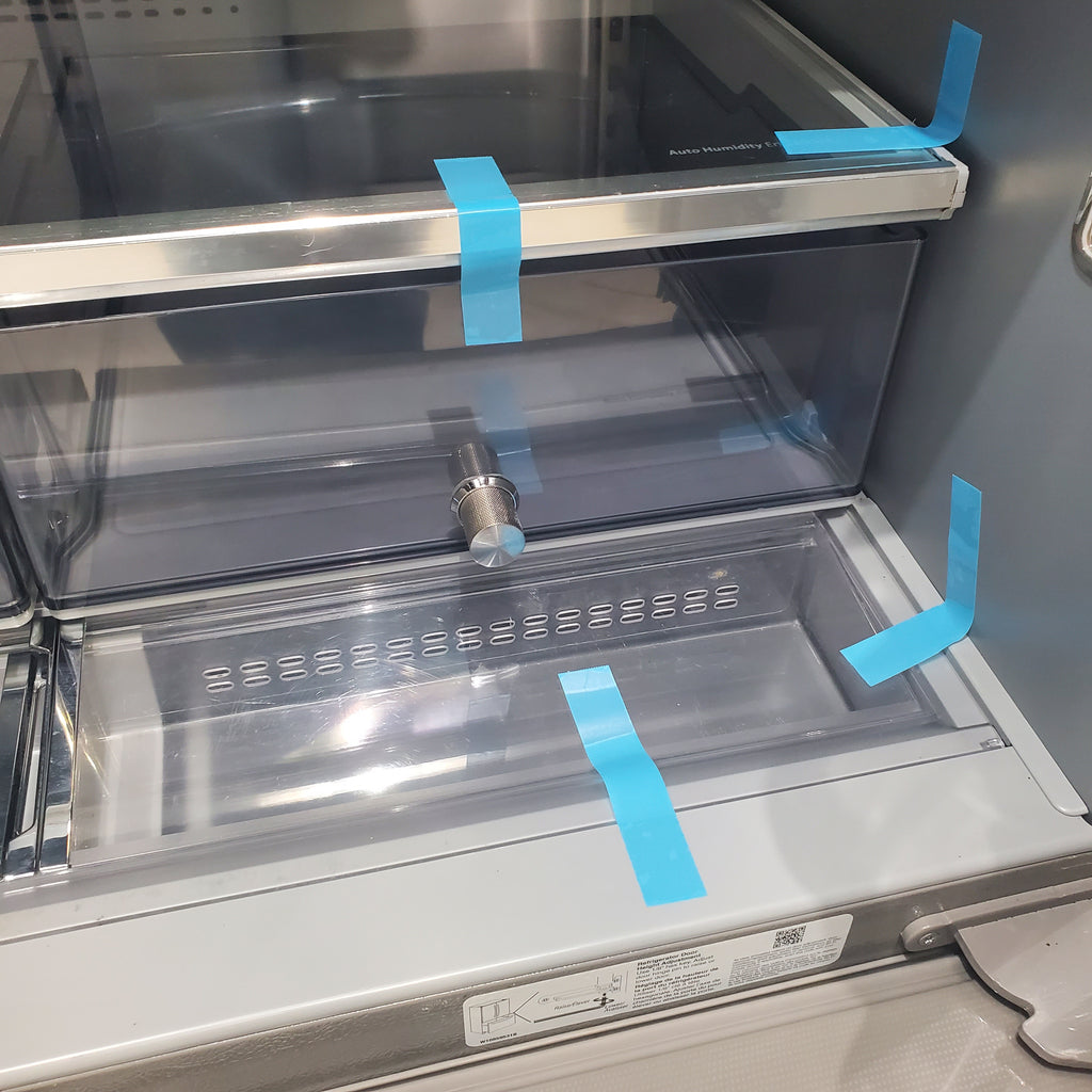 Pictures of Stainless Steel KitchenAid 25.8 cu. ft. 5 Door Refrigerator with External Ice and Water Dispenser - Certified Refurbished - Neu Appliance Outlet - Discount Appliance Outlet in Austin, Tx