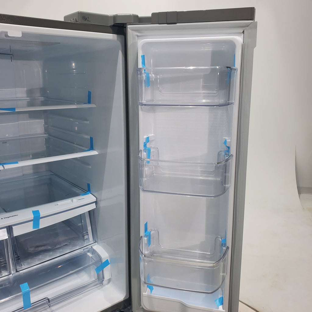 Pictures of 30" Wide Stainless Steel ENERGY STAR LG 21.8 cu. ft. French Door 3 Door Refrigerator with Exterior Water Dispenser - Scratch & Dent - Minor - Neu Appliance Outlet - Discount Appliance Outlet in Austin, Tx