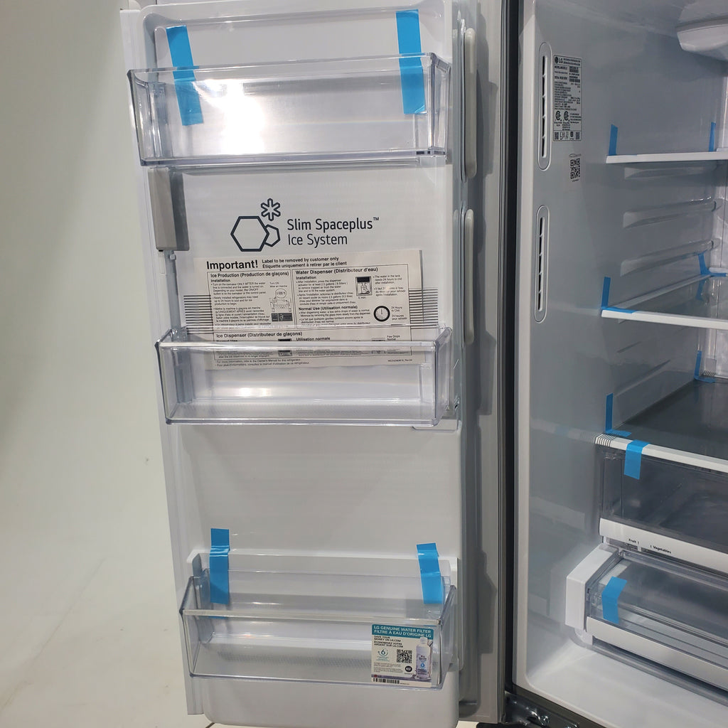 Pictures of PrintProof Stainless Steel ENERGY STAR LG 28 cu. ft. 4 Door French Door Refrigerator with Craft Ice - Scratch & Dent - Minor - Neu Appliance Outlet - Discount Appliance Outlet in Austin, Tx