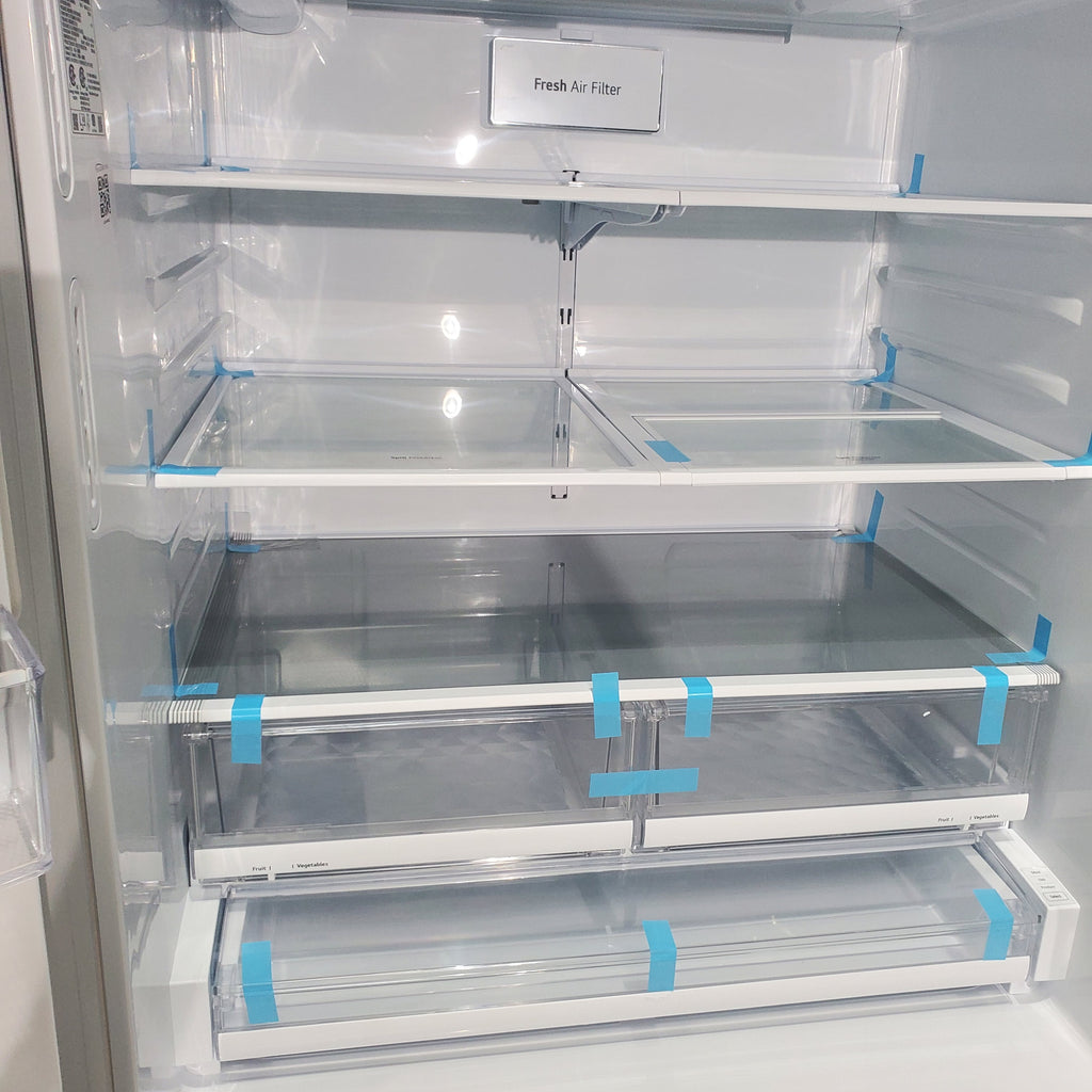 Pictures of PrintProof Stainless Steel ENERGY STAR LG 28 cu. ft. 4 Door French Door Refrigerator with Craft Ice - Scratch & Dent - Minor - Neu Appliance Outlet - Discount Appliance Outlet in Austin, Tx