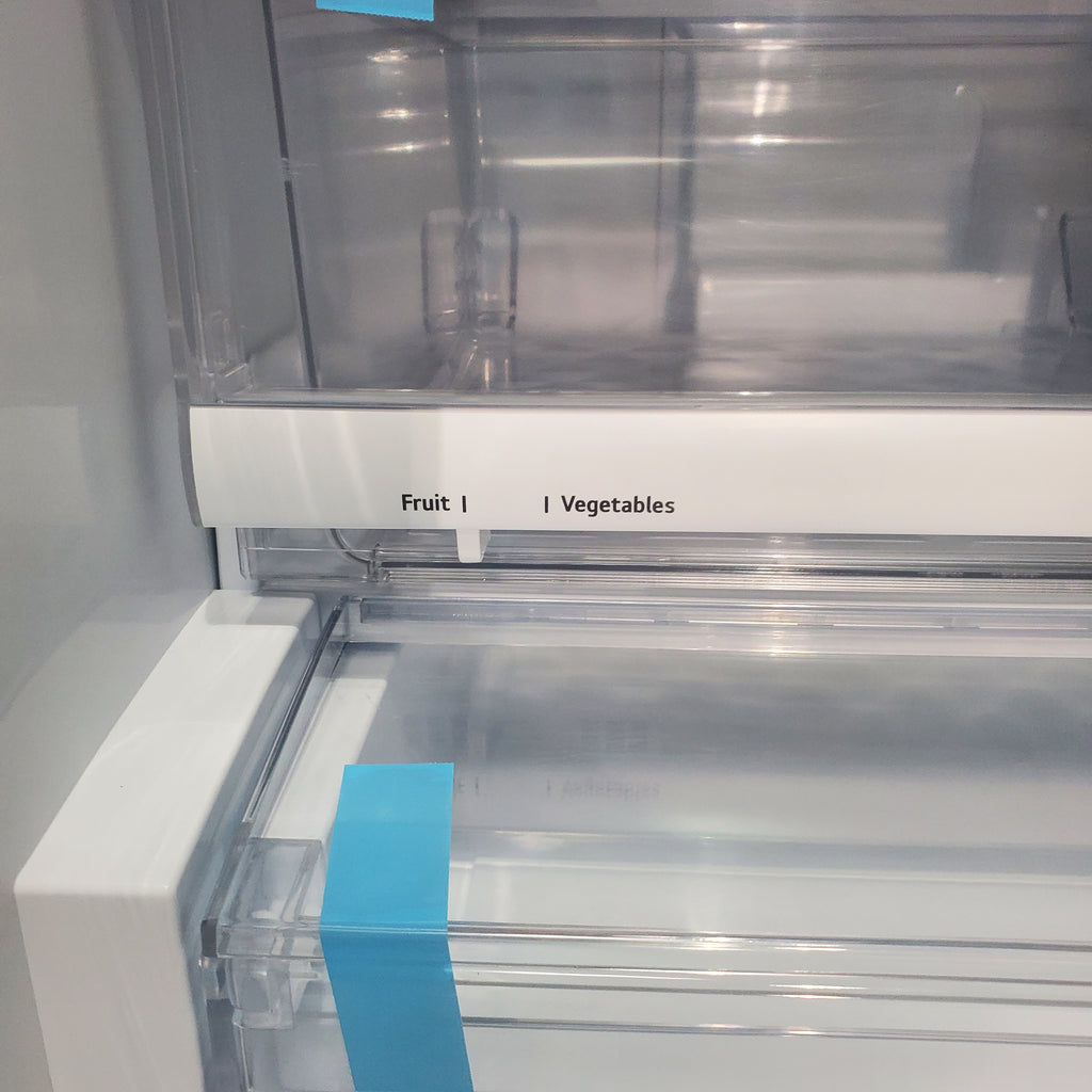 Pictures of PrintProof Stainless Steel ENERGY STAR LG 28 cu. ft. 4 Door French Door Refrigerator with Craft Ice - Scratch & Dent - Minor - Neu Appliance Outlet - Discount Appliance Outlet in Austin, Tx