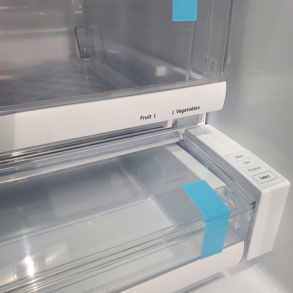 Pictures of PrintProof Stainless Steel ENERGY STAR LG 28 cu. ft. 4 Door French Door Refrigerator with Craft Ice - Scratch & Dent - Minor - Neu Appliance Outlet - Discount Appliance Outlet in Austin, Tx