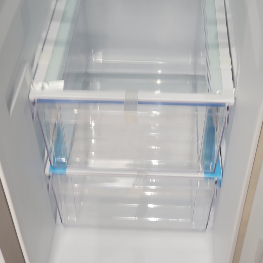 Pictures of 33" Wide Stainless Steel Frigidaire 22.3 cu. ft. ENERGY STAR Side by Side Refrigerator with Exterior Water and Ice Dispenser - Scratch & Dent - Minor - Neu Appliance Outlet - Discount Appliance Outlet in Austin, Tx