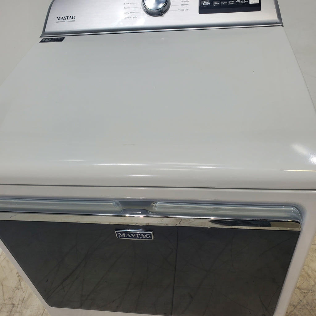 Pictures of ENERGY STAR Maytag Smart Capable 7.4 cu. ft. Electric Steam Dryer with Extra Power Button - Scratch & Dent - Minor - Neu Appliance Outlet - Discount Appliance Outlet in Austin, Tx