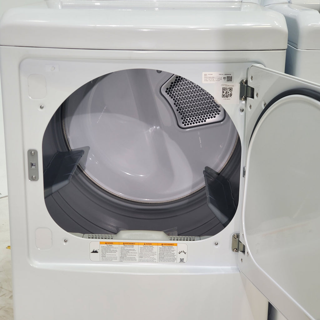Pictures of ENERGY STAR LG 4.1 cu. ft. Top Load Washing Machine with 4-Way Agitator and  ENERGY STAR LG 7.3 cu. ft. Electric Dryer with Smart Diagnosis - Scratch & Dent - Minor - Neu Appliance Outlet - Discount Appliance Outlet in Austin, Tx