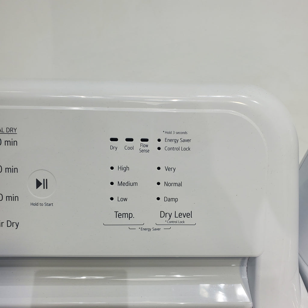 Pictures of ENERGY STAR LG 4.1 cu. ft. Top Load Washing Machine with 4-Way Agitator and  ENERGY STAR LG 7.3 cu. ft. Electric Dryer with Smart Diagnosis - Scratch & Dent - Minor - Neu Appliance Outlet - Discount Appliance Outlet in Austin, Tx