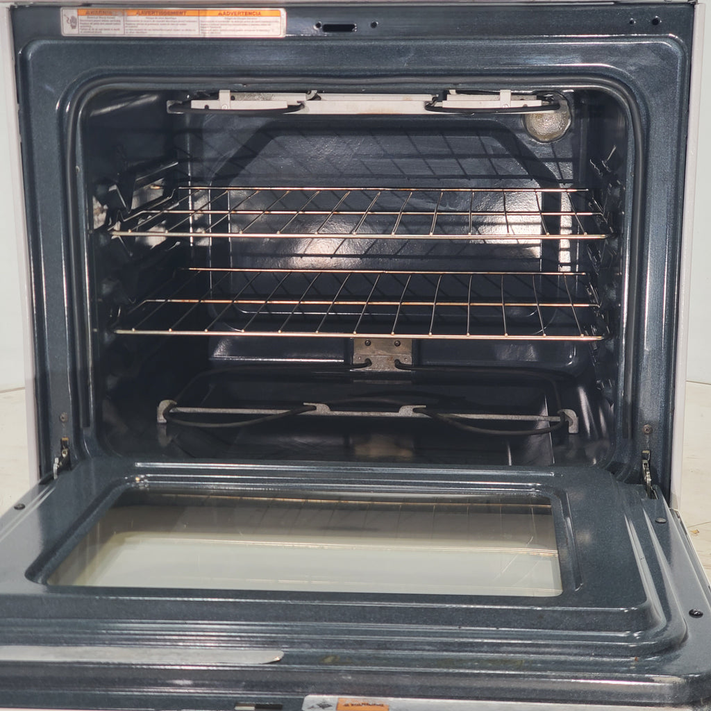 Pictures of White Whirlpool 5.3 cu. ft. Freestanding 5 Heating Element Smooth Cooktop Range with Frozen Bake Technology - Certified Refurbished - Neu Appliance Outlet - Discount Appliance Outlet in Austin, Tx