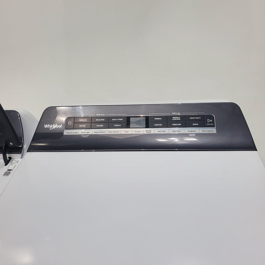 Pictures of ENERGY STAR Whirlpool 5.2 - 5.3 cu. ft. Smart Top Load Washing Machine with 2 in 1 Removable Agitator and 7.4 cu. ft. Electric Dryer with Hamper Door - Scratch & Dent - Minor - Neu Appliance Outlet - Discount Appliance Outlet in Austin, Tx