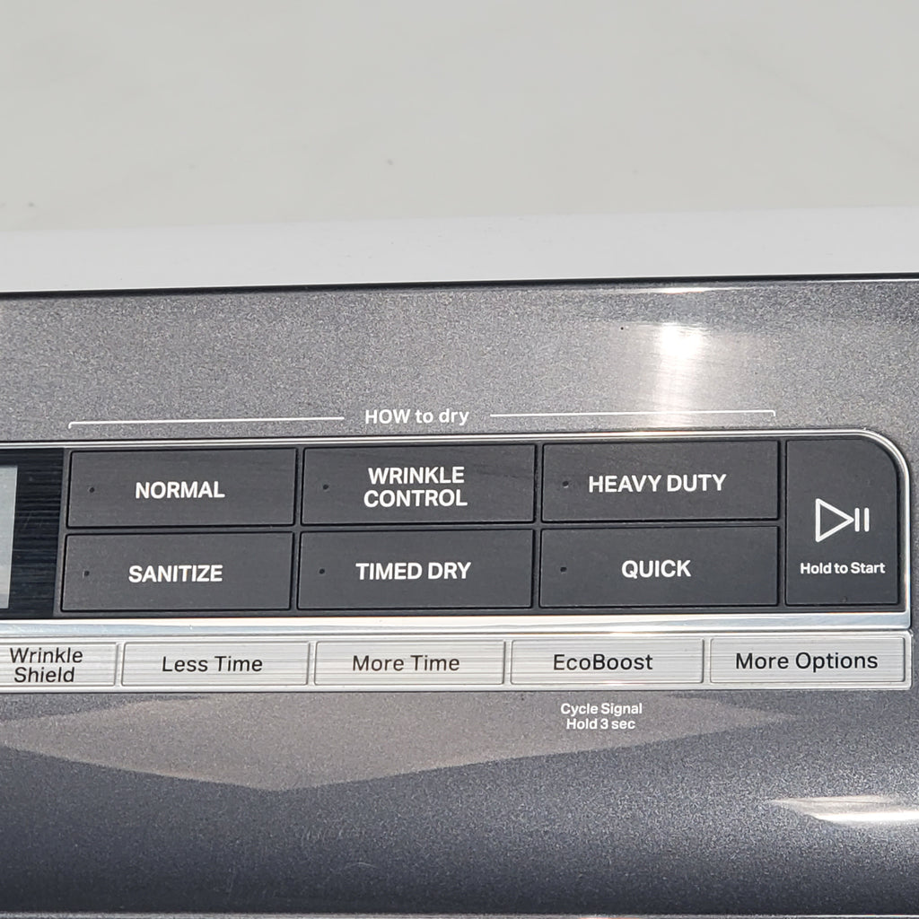 Pictures of ENERGY STAR Whirlpool 5.2 - 5.3 cu. ft. Smart Top Load Washing Machine with 2 in 1 Removable Agitator and 7.4 cu. ft. Electric Dryer with Hamper Door - Scratch & Dent - Minor - Neu Appliance Outlet - Discount Appliance Outlet in Austin, Tx