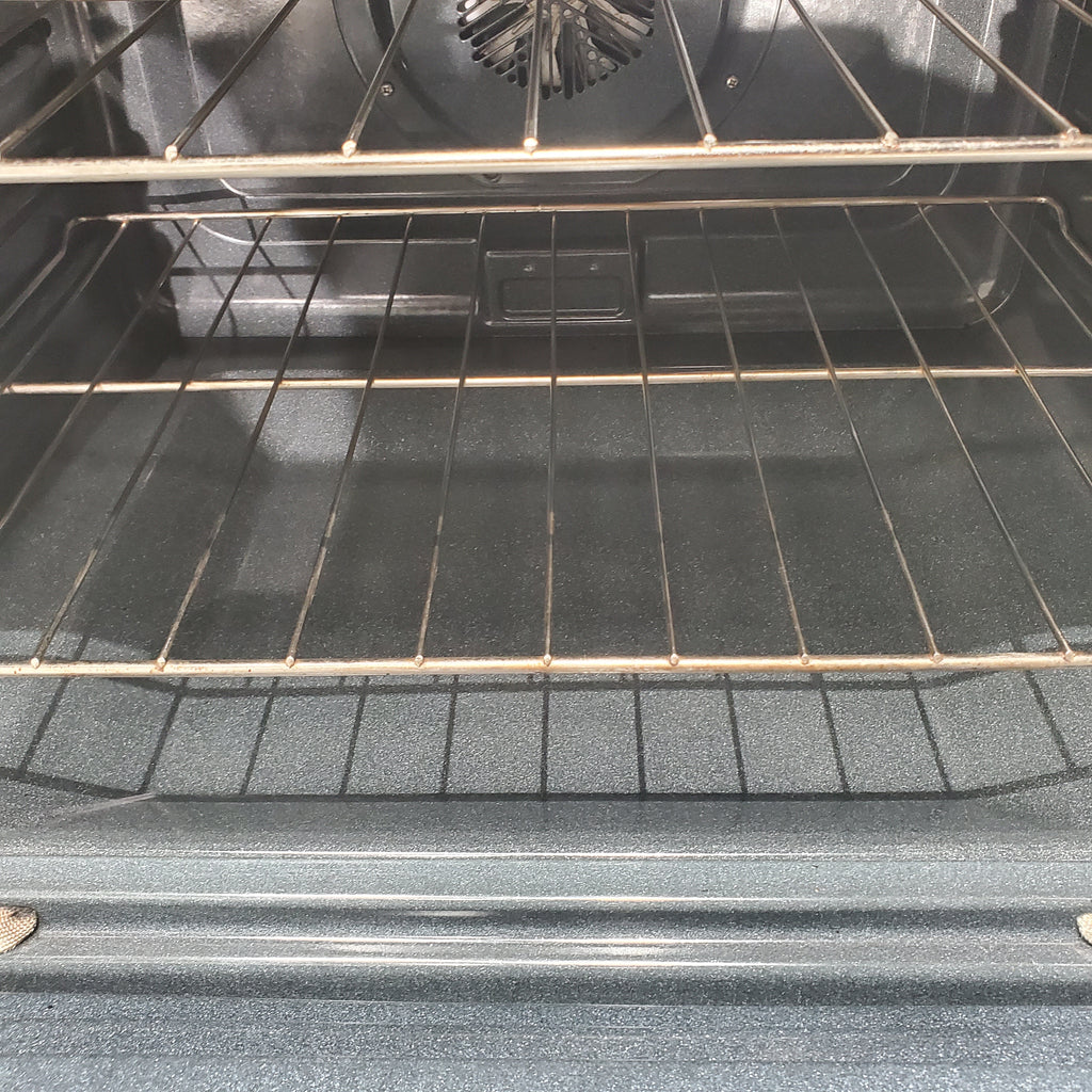 Pictures of Fingerprint Resistant Stainless Steel Whirlpool 5.3 cu. ft. Freestanding 5 Heating Element Smooth Cooktop Range with Convection - Certified Refurbished - Neu Appliance Outlet - Discount Appliance Outlet in Austin, Tx