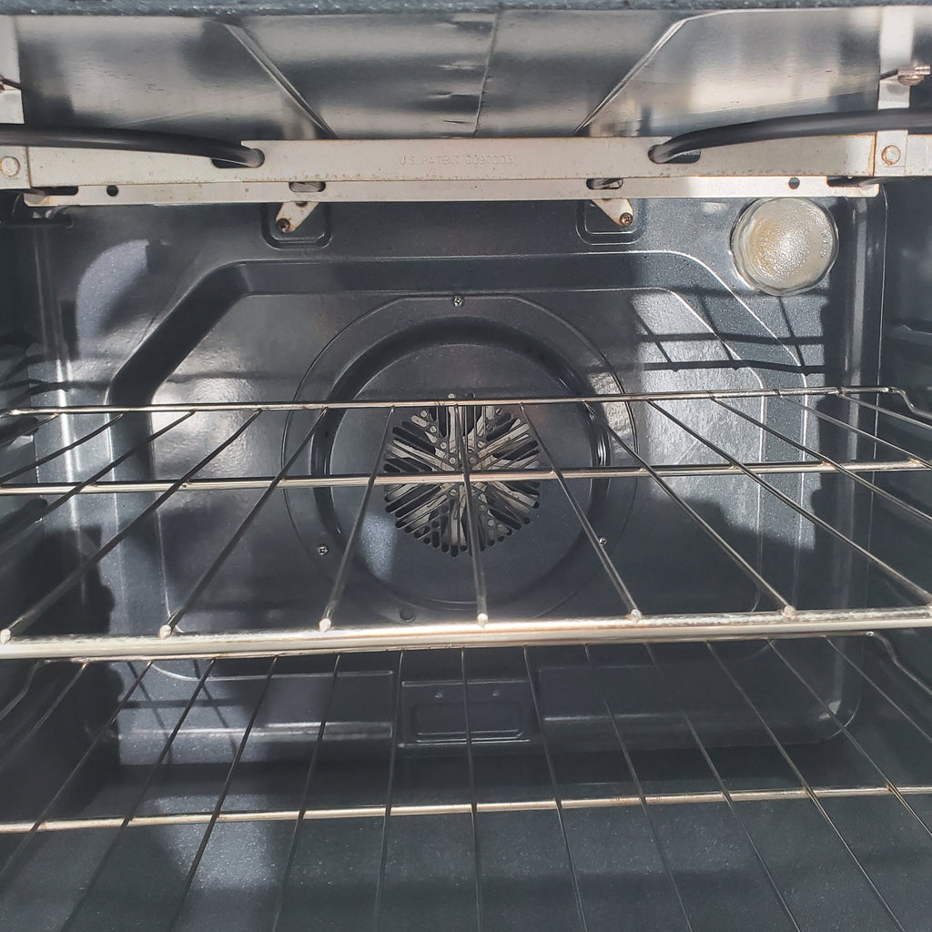 Pictures of Fingerprint Resistant Stainless Steel Whirlpool 5.3 cu. ft. Freestanding 5 Heating Element Smooth Cooktop Range with Convection - Certified Refurbished - Neu Appliance Outlet - Discount Appliance Outlet in Austin, Tx