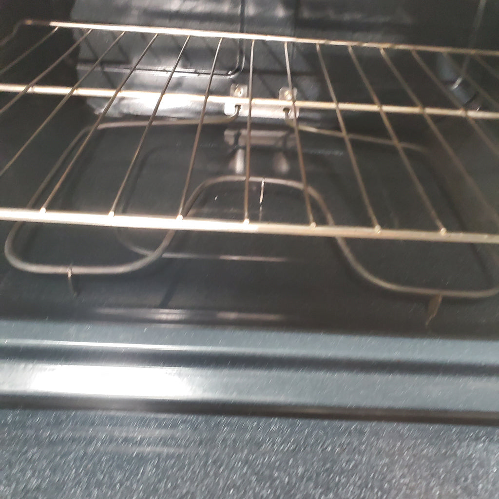 Pictures of Black with Stainless Steel GE 5.0 cu. ft. Freestanding 4 Element Electric Range with Sensi-Temp Technology - Certified Refurbished - Neu Appliance Outlet - Discount Appliance Outlet in Austin, Tx