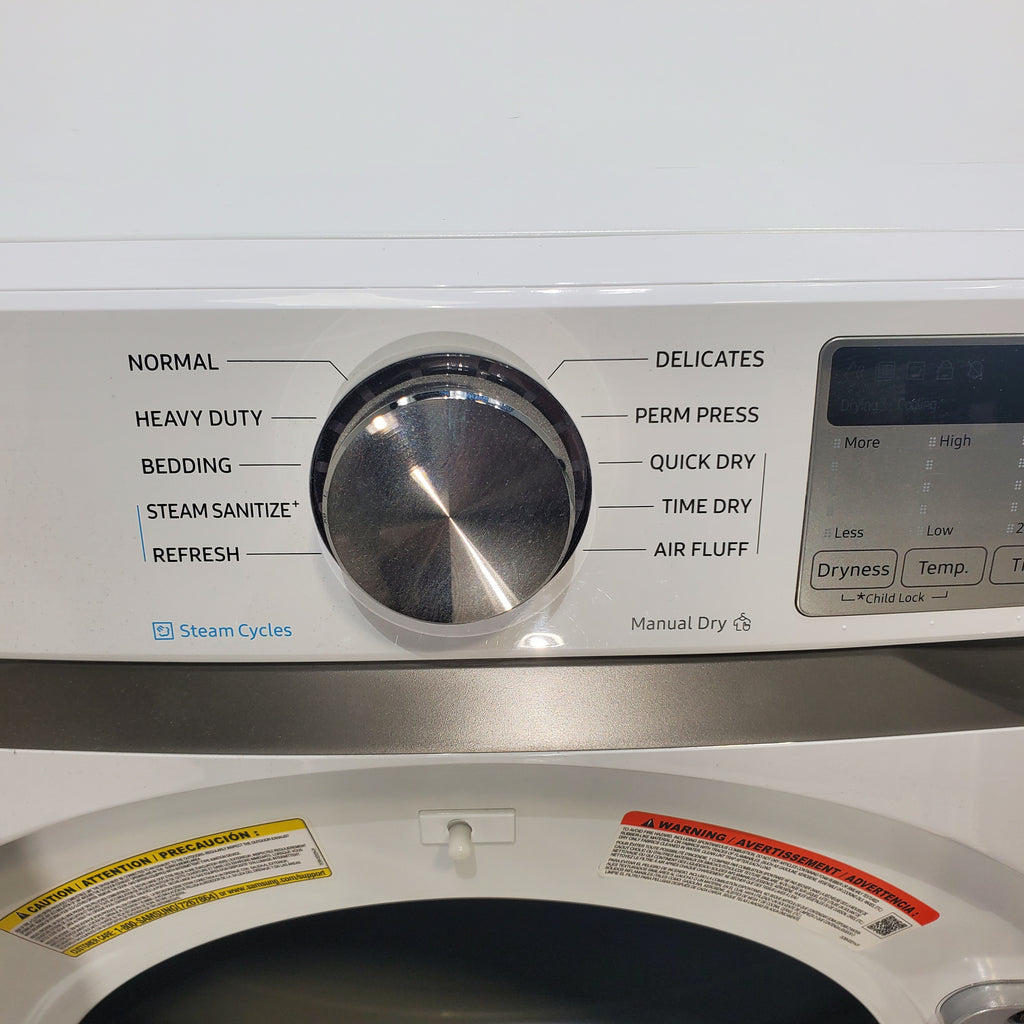 Pictures of ENERGY STAR Samsung 4.5 cu. ft. Front Load Washing Machine with Steam and Samsung Wifi 7.5 cu. ft. Front Load Gas Dryer with Steam - Certified Refurbished - Neu Appliance Outlet - Discount Appliance Outlet in Austin, Tx