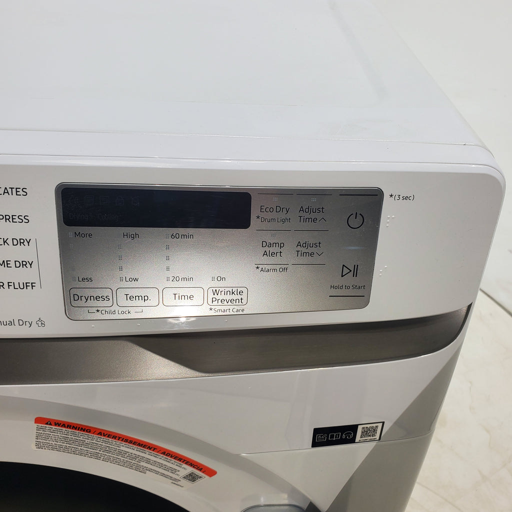 Pictures of ENERGY STAR Samsung 4.5 cu. ft. Front Load Washing Machine with Steam and Samsung Wifi 7.5 cu. ft. Front Load Gas Dryer with Steam - Certified Refurbished - Neu Appliance Outlet - Discount Appliance Outlet in Austin, Tx