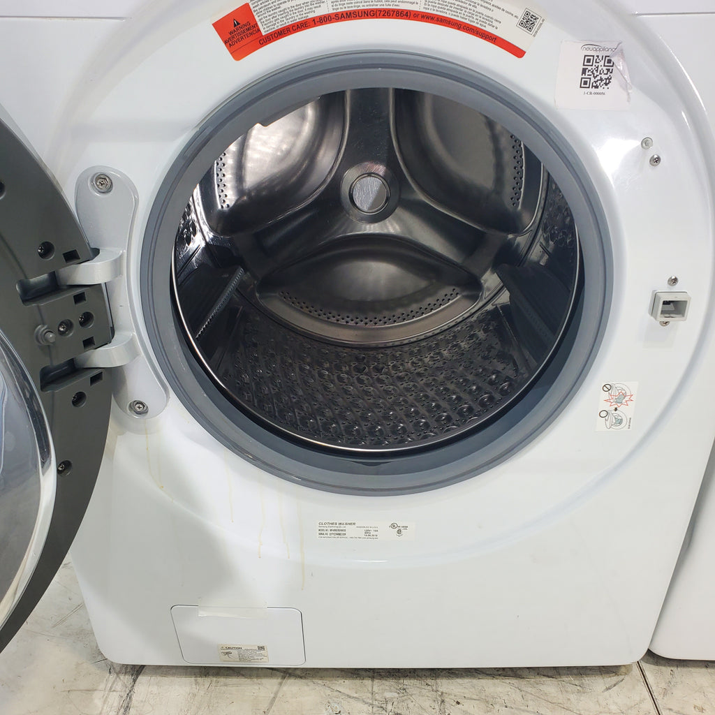 Pictures of ENERGY STAR Samsung 4.5 cu. ft. Front Load Washing Machine with Steam and Samsung Wifi 7.5 cu. ft. Front Load Gas Dryer with Steam - Certified Refurbished - Neu Appliance Outlet - Discount Appliance Outlet in Austin, Tx