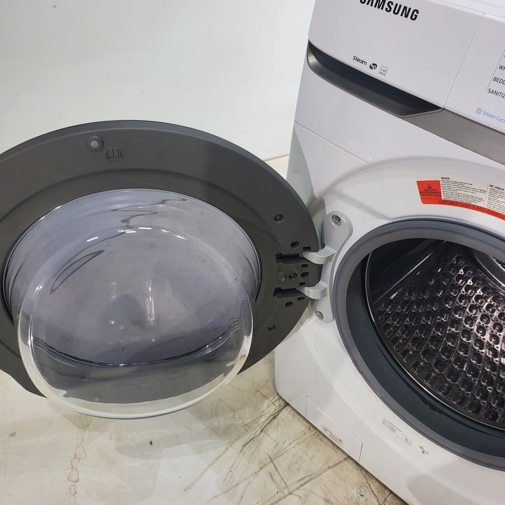 Pictures of ENERGY STAR Samsung 4.5 cu. ft. Front Load Washing Machine with Steam and Samsung Wifi 7.5 cu. ft. Front Load Gas Dryer with Steam - Certified Refurbished - Neu Appliance Outlet - Discount Appliance Outlet in Austin, Tx