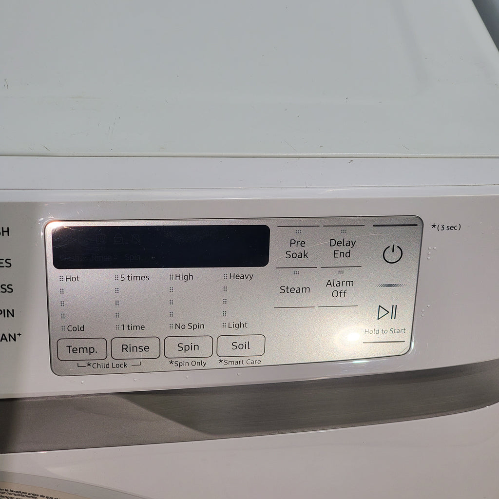Pictures of ENERGY STAR Samsung 4.5 cu. ft. Front Load Washing Machine with Steam and Samsung Wifi 7.5 cu. ft. Front Load Gas Dryer with Steam - Certified Refurbished - Neu Appliance Outlet - Discount Appliance Outlet in Austin, Tx