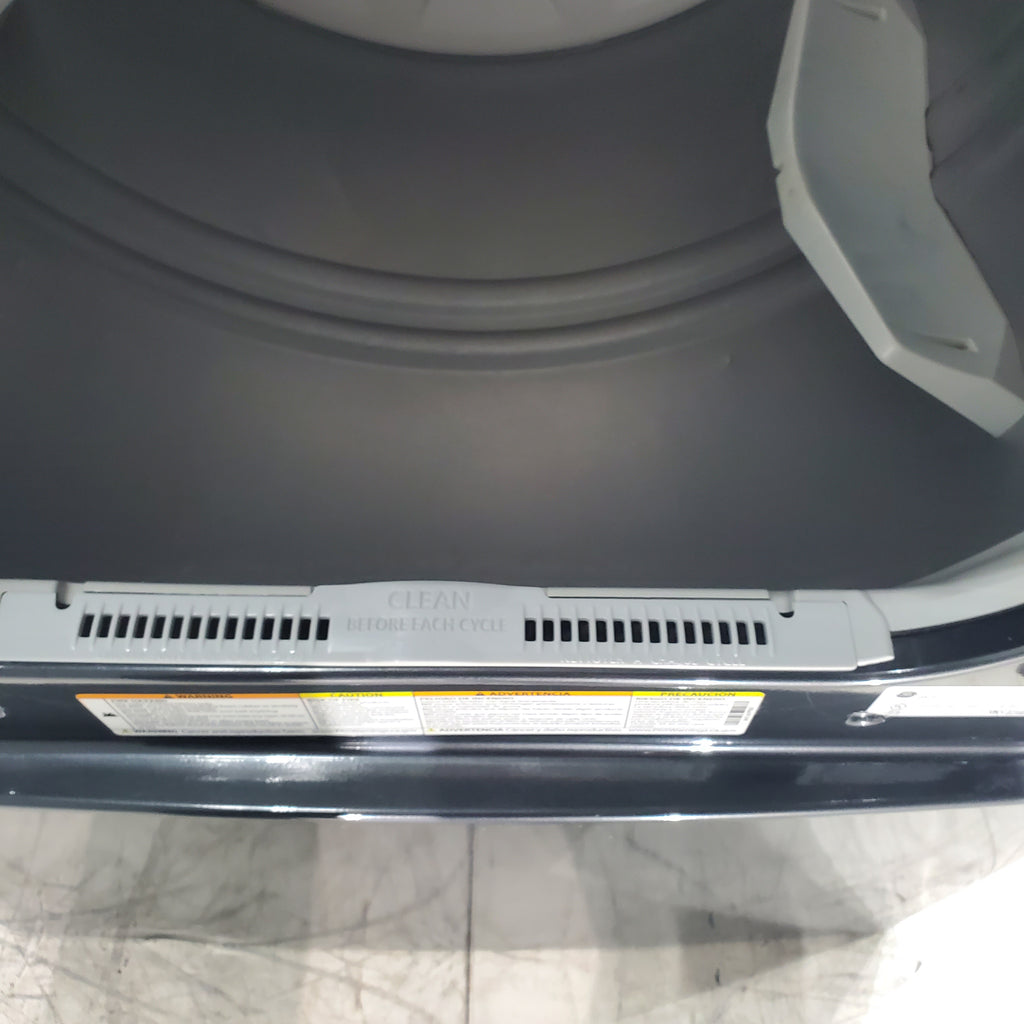 Pictures of GE Diamond Gray ENERGY STAR 7.4 cu. ft. Capacity Smart aluminized alloy drum Electric Dryer with Sanitize Cycle and Steam - Certified Refurbished - Neu Appliance Outlet - Discount Appliance Outlet in Austin, Tx