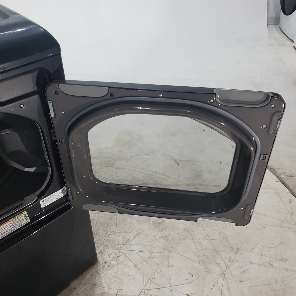 Pictures of GE Diamond Gray ENERGY STAR 7.4 cu. ft. Capacity Smart aluminized alloy drum Electric Dryer with Sanitize Cycle and Steam - Certified Refurbished - Neu Appliance Outlet - Discount Appliance Outlet in Austin, Tx