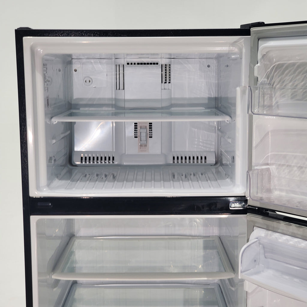 Pictures of 30 Inch Wide LG Black 20.2 cu ft ENERGY STAR Top Freezer and Bottom Refrigerator with LED Lighting and Adjustable Glass Shelving - Certified Refurbished - Neu Appliance Outlet - Discount Appliance Outlet in Austin, Tx