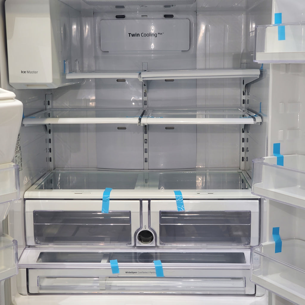 Pictures of Stainless Steel ENERGY STAR Samsung 28.07 cu. ft. 3 Door French Door Refrigerator with Dual Ice Maker - Certified Refurbished - Neu Appliance Outlet - Discount Appliance Outlet in Austin, Tx