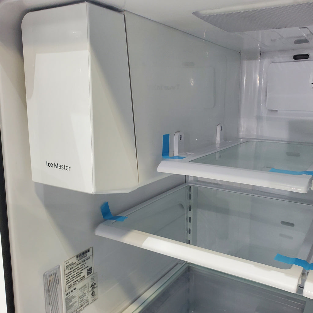 Pictures of Stainless Steel ENERGY STAR Samsung 28.07 cu. ft. 3 Door French Door Refrigerator with Dual Ice Maker - Certified Refurbished - Neu Appliance Outlet - Discount Appliance Outlet in Austin, Tx