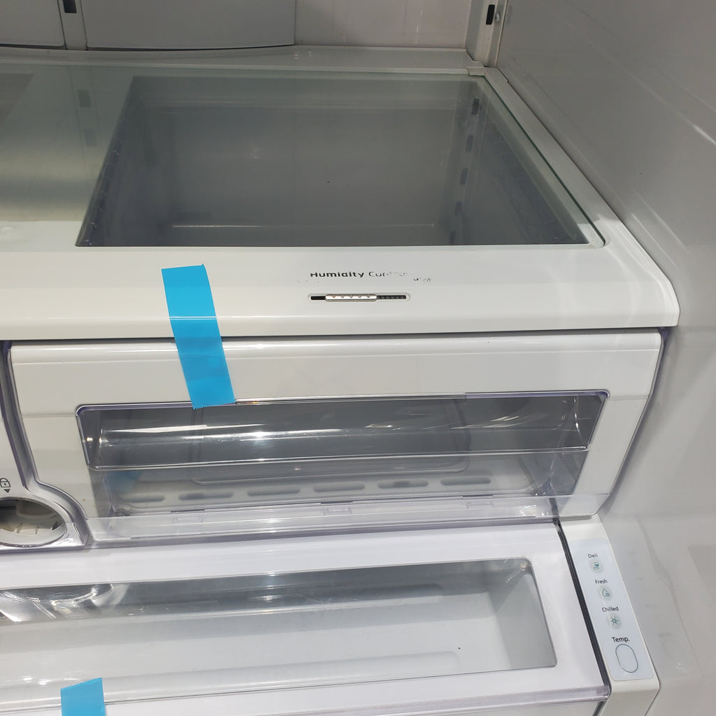 Pictures of Stainless Steel ENERGY STAR Samsung 28.07 cu. ft. 3 Door French Door Refrigerator with Dual Ice Maker - Certified Refurbished - Neu Appliance Outlet - Discount Appliance Outlet in Austin, Tx