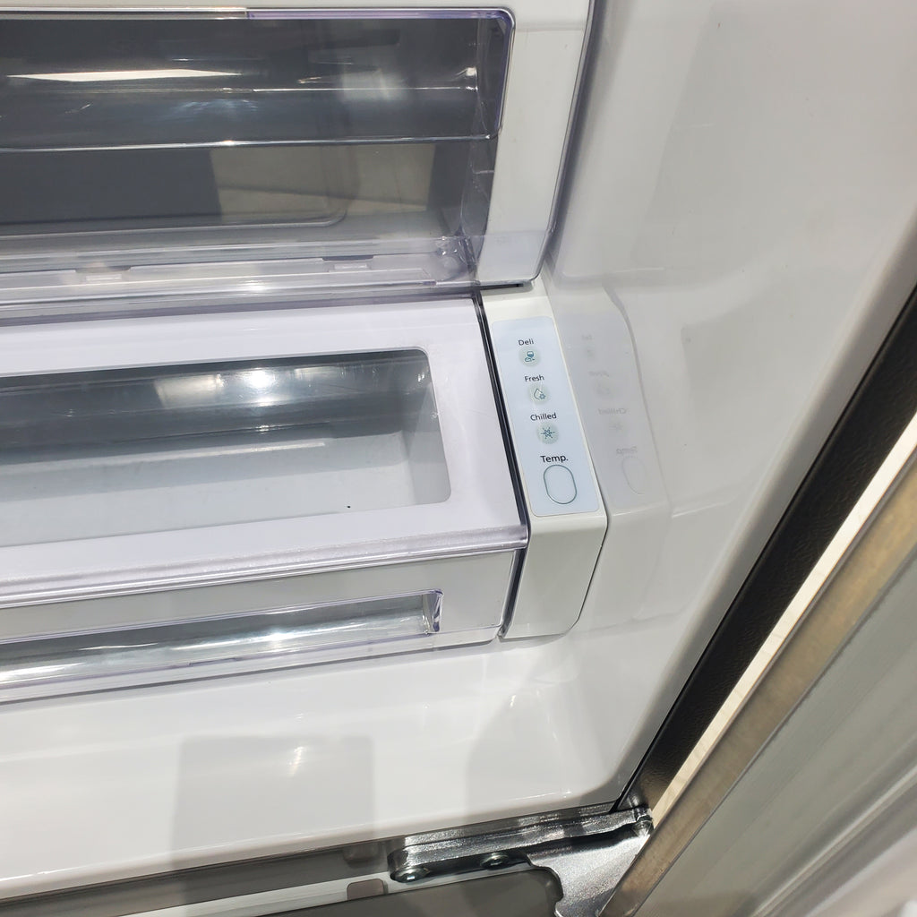 Pictures of Stainless Steel ENERGY STAR Samsung 28.07 cu. ft. 3 Door French Door Refrigerator with Dual Ice Maker - Certified Refurbished - Neu Appliance Outlet - Discount Appliance Outlet in Austin, Tx