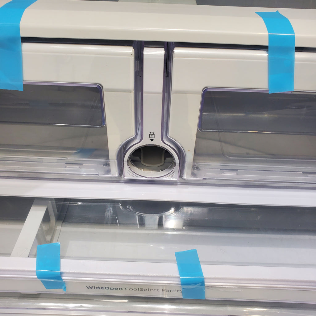 Pictures of Stainless Steel ENERGY STAR Samsung 28.07 cu. ft. 3 Door French Door Refrigerator with Dual Ice Maker - Certified Refurbished - Neu Appliance Outlet - Discount Appliance Outlet in Austin, Tx