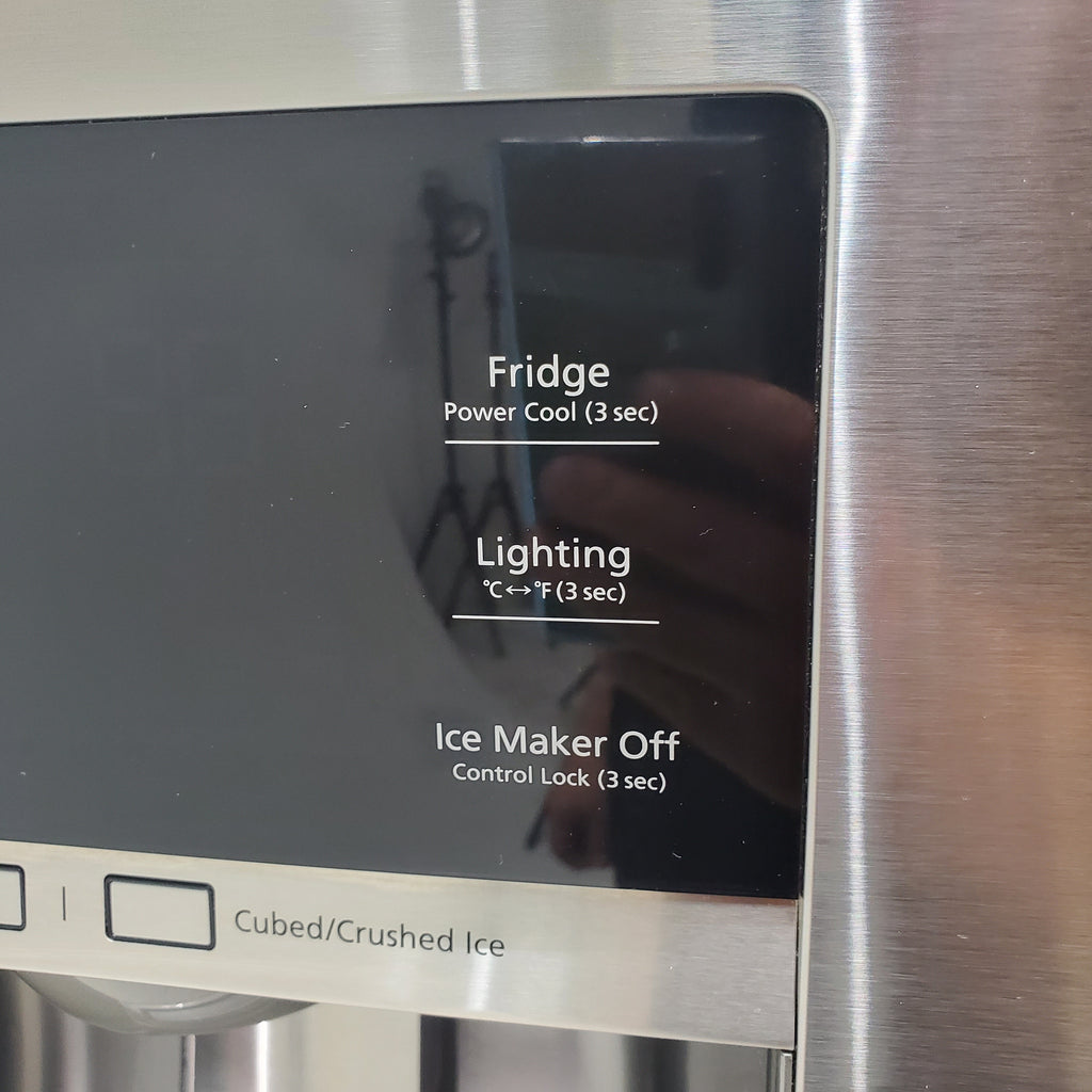 Pictures of Stainless Steel ENERGY STAR Samsung 28.07 cu. ft. 3 Door French Door Refrigerator with Dual Ice Maker - Certified Refurbished - Neu Appliance Outlet - Discount Appliance Outlet in Austin, Tx