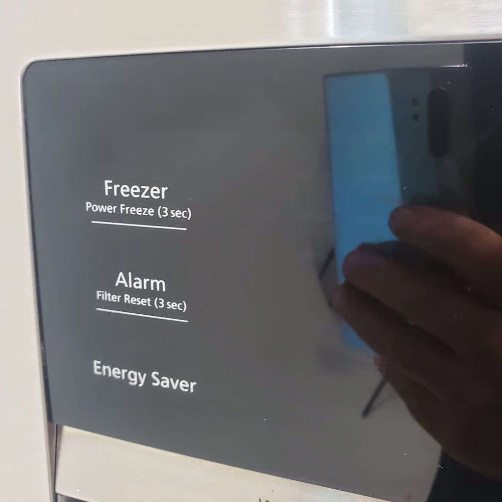 Pictures of Stainless Steel ENERGY STAR Samsung 28.07 cu. ft. 3 Door French Door Refrigerator with Dual Ice Maker - Certified Refurbished - Neu Appliance Outlet - Discount Appliance Outlet in Austin, Tx